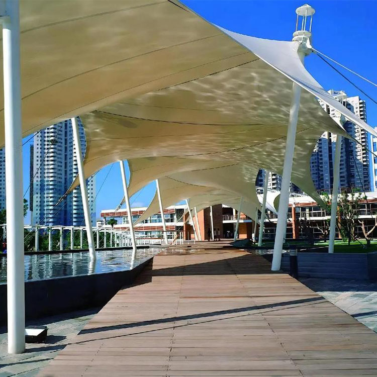 可克达拉市膜结构景观棚