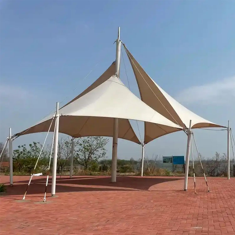 可克达拉市膜结构景观棚