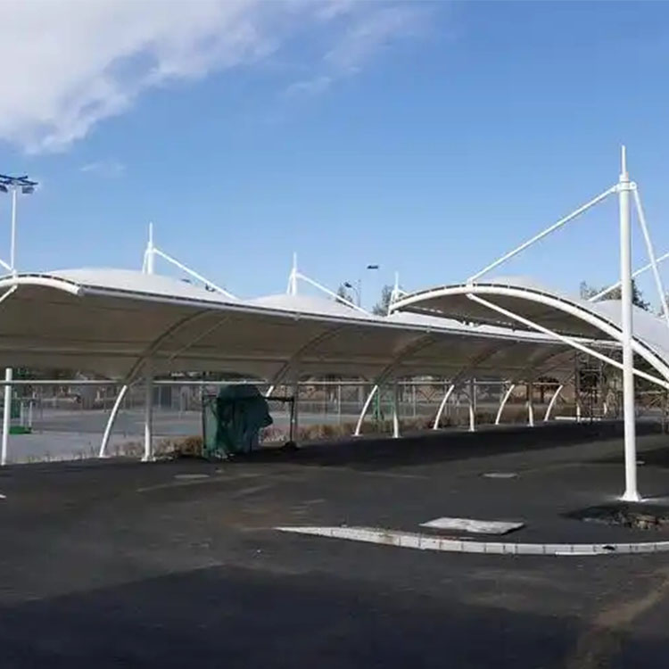 可克达拉市膜结构电动车棚