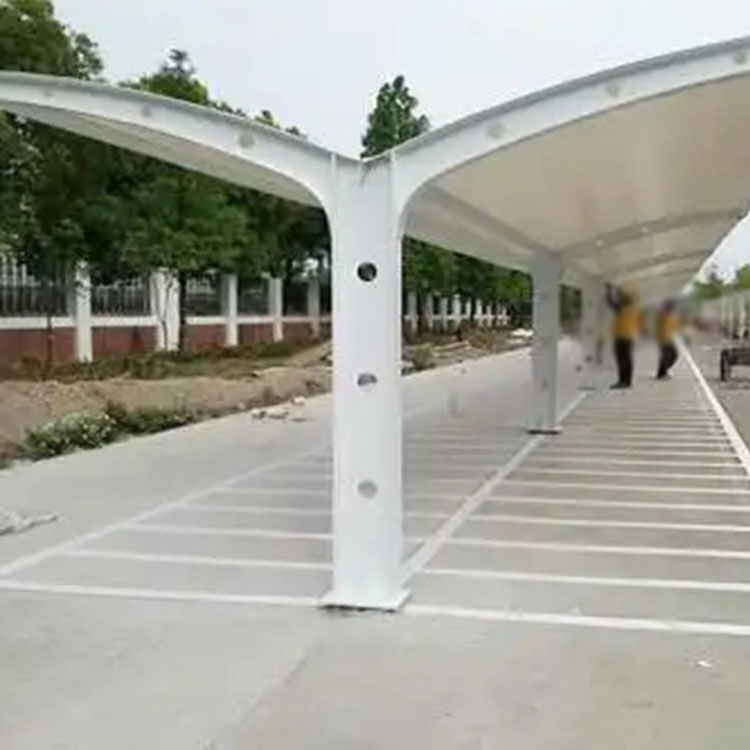 可克达拉市膜结构电动车棚