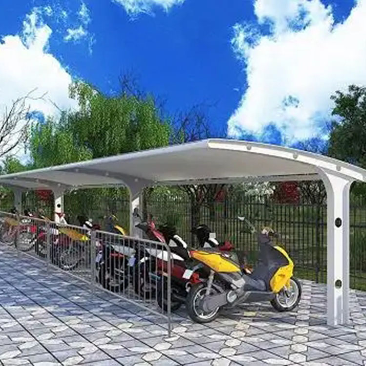 可克达拉市膜结构电动车棚