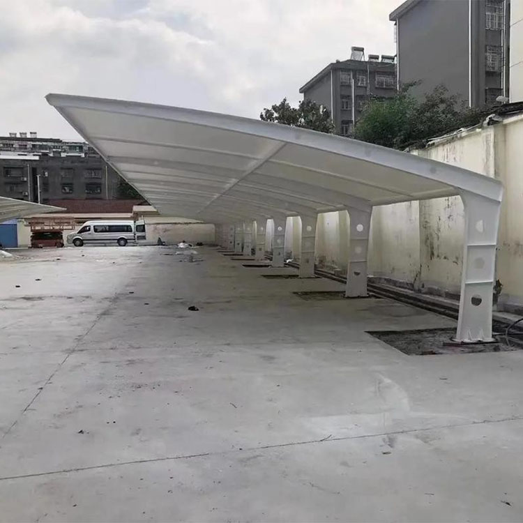 可克达拉市膜结构汽车棚